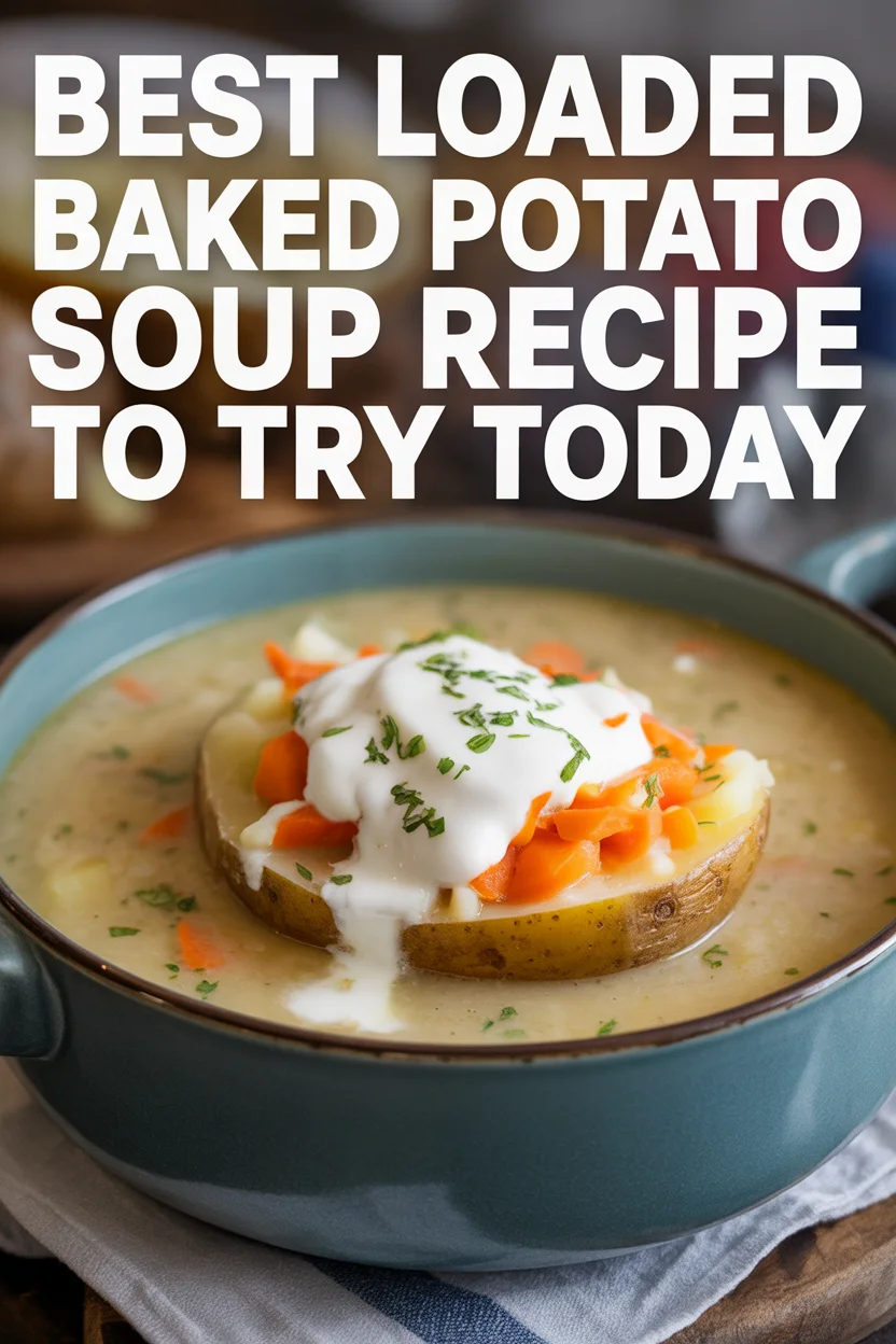 Best Loaded Baked Potato Soup Recipe To Try Today