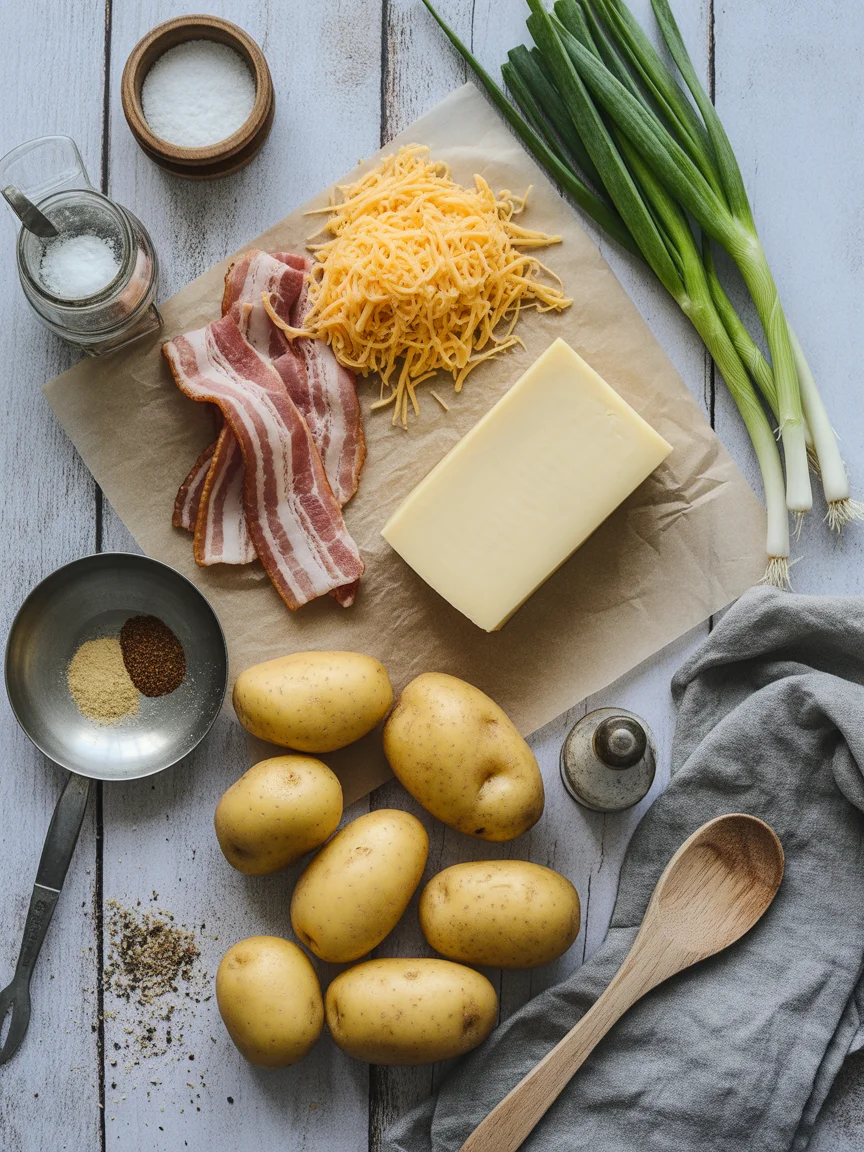 Cozy Baked Potato Soup with Crispy Bacon