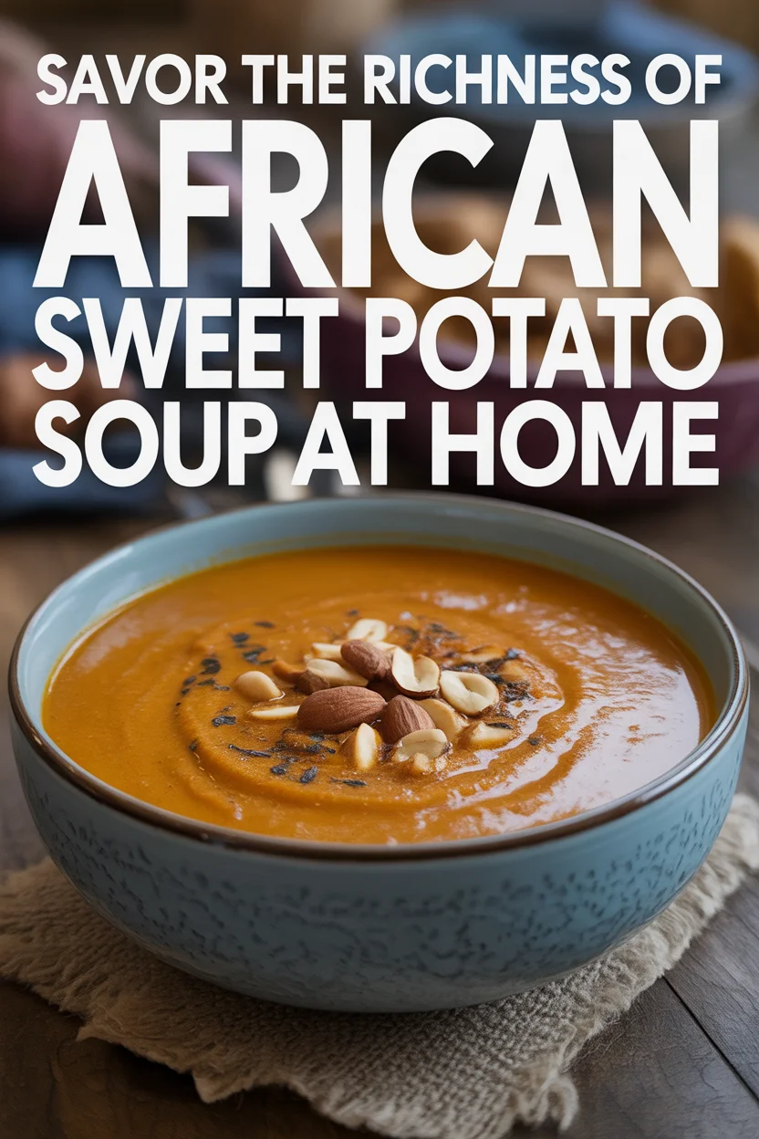 Savor the Richness of African Sweet Potato Soup at Home