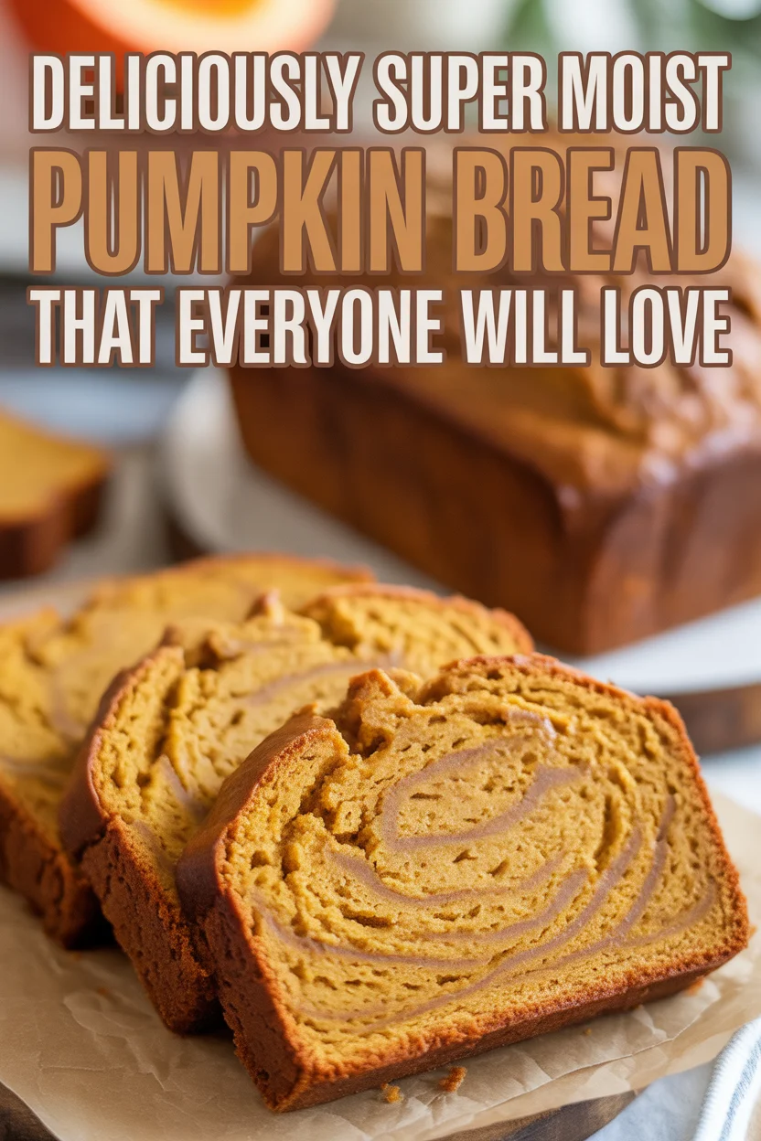 Deliciously Super Moist Pumpkin Bread That Everyone Will Love