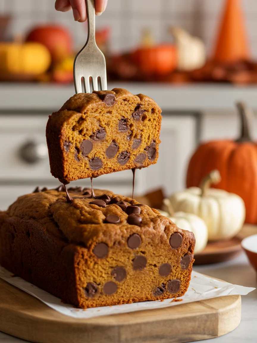Deliciously Moist Best Chocolate Chip Pumpkin Bread Recipe