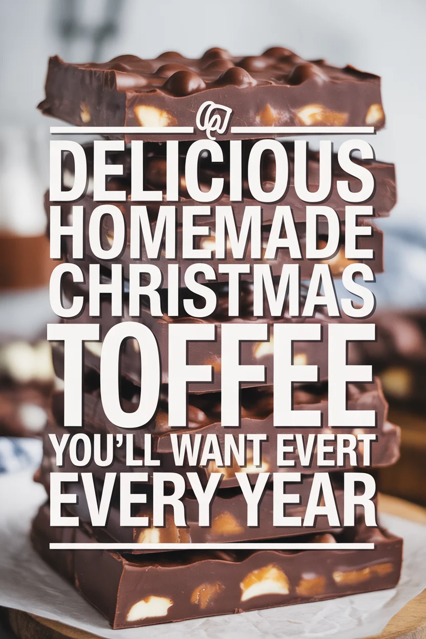 Delicious Homemade Christmas Toffee You’ll Want Every Year
