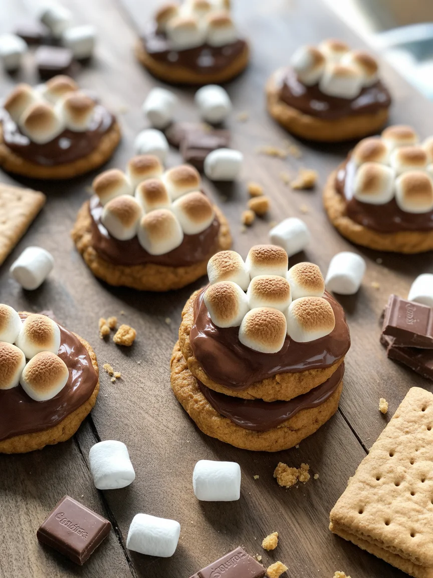 Pumpkin S'mores Cookies - Cozy Flavors in Every Bite
