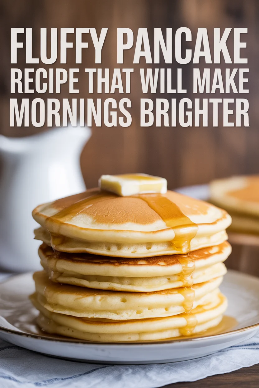 Fluffy Pancake Recipe That Will Make Mornings Brighter