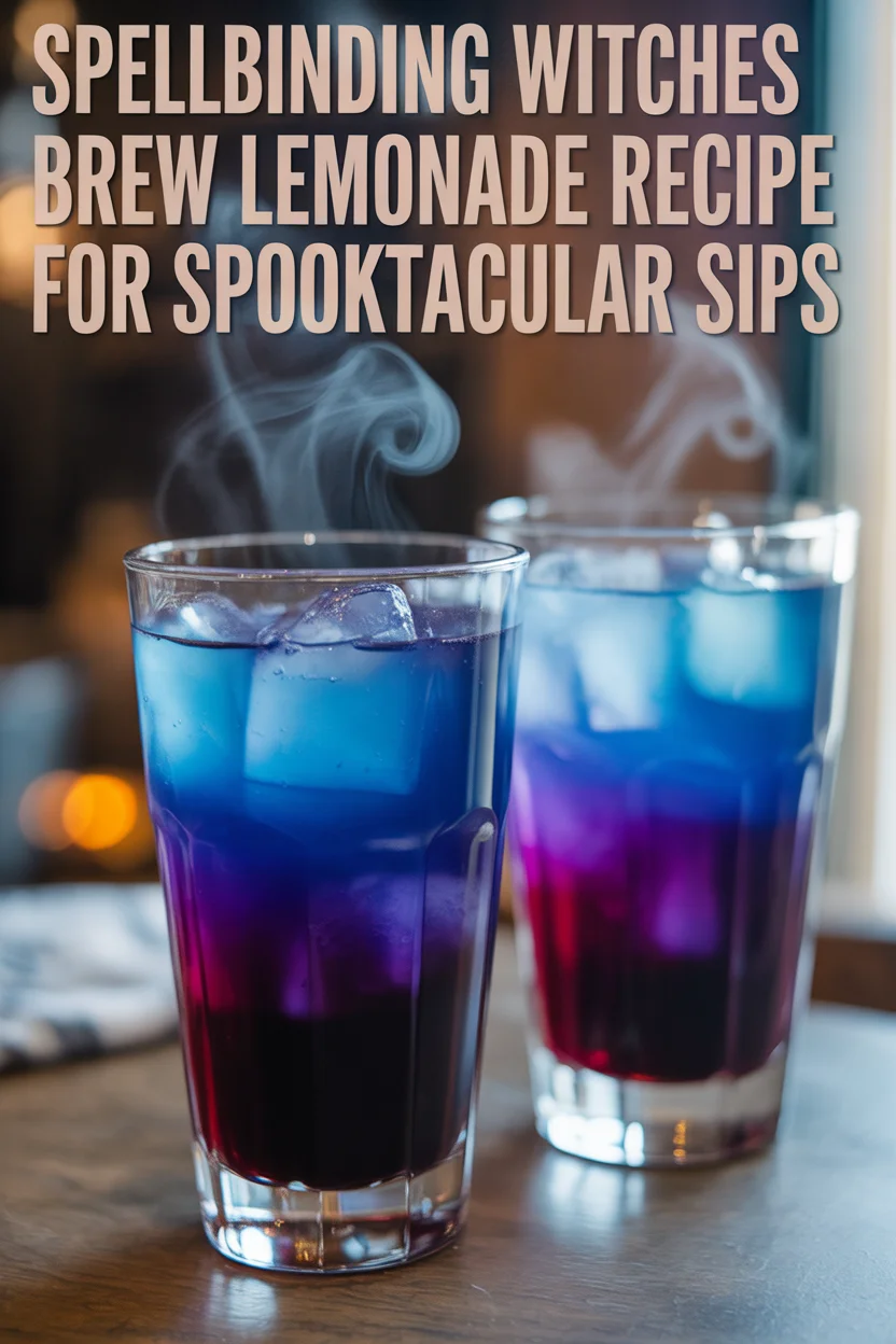 Spellbinding Witches Brew Lemonade Recipe for Spooktacular Sips