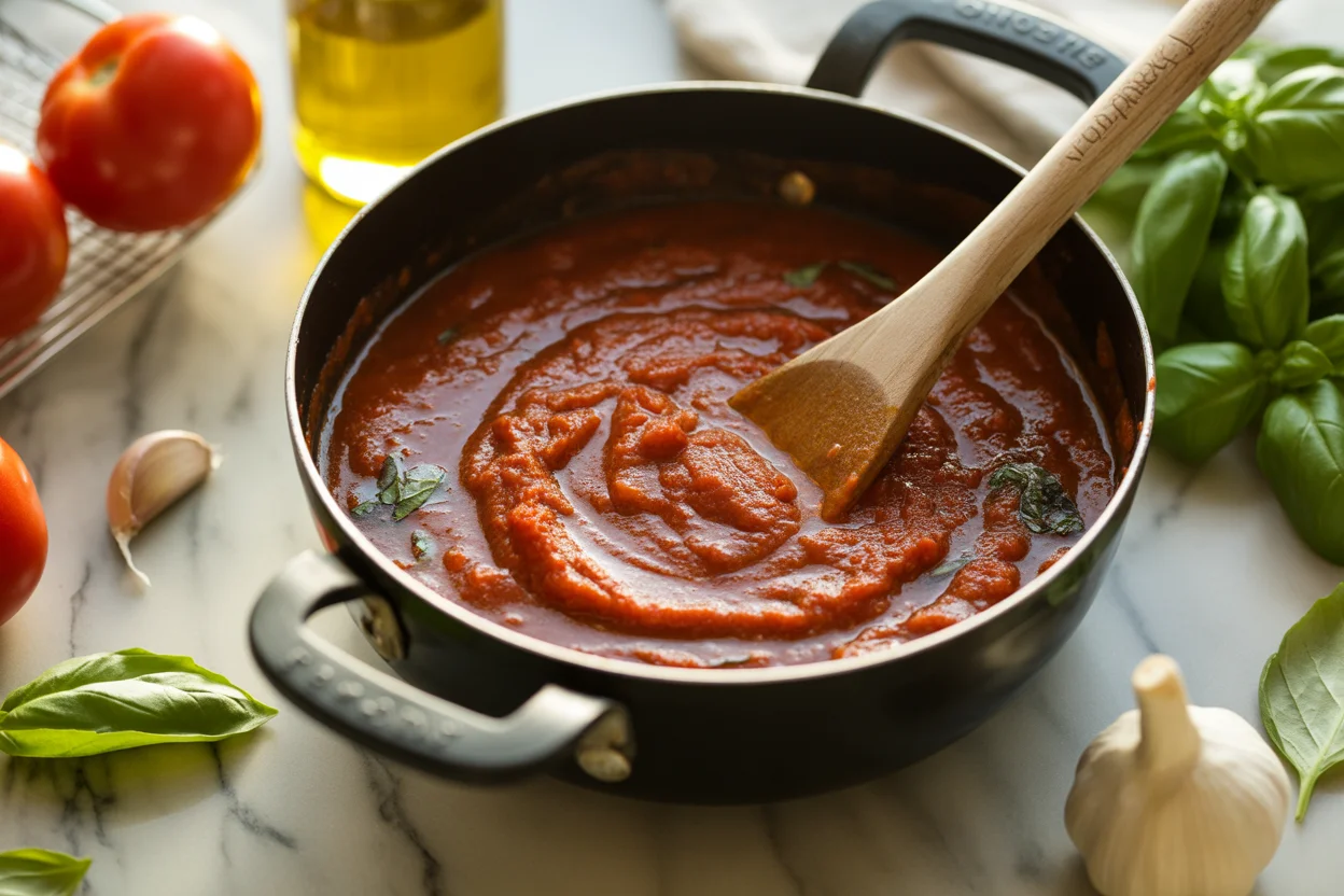 Pasta Sauce With Fresh Tomatoes