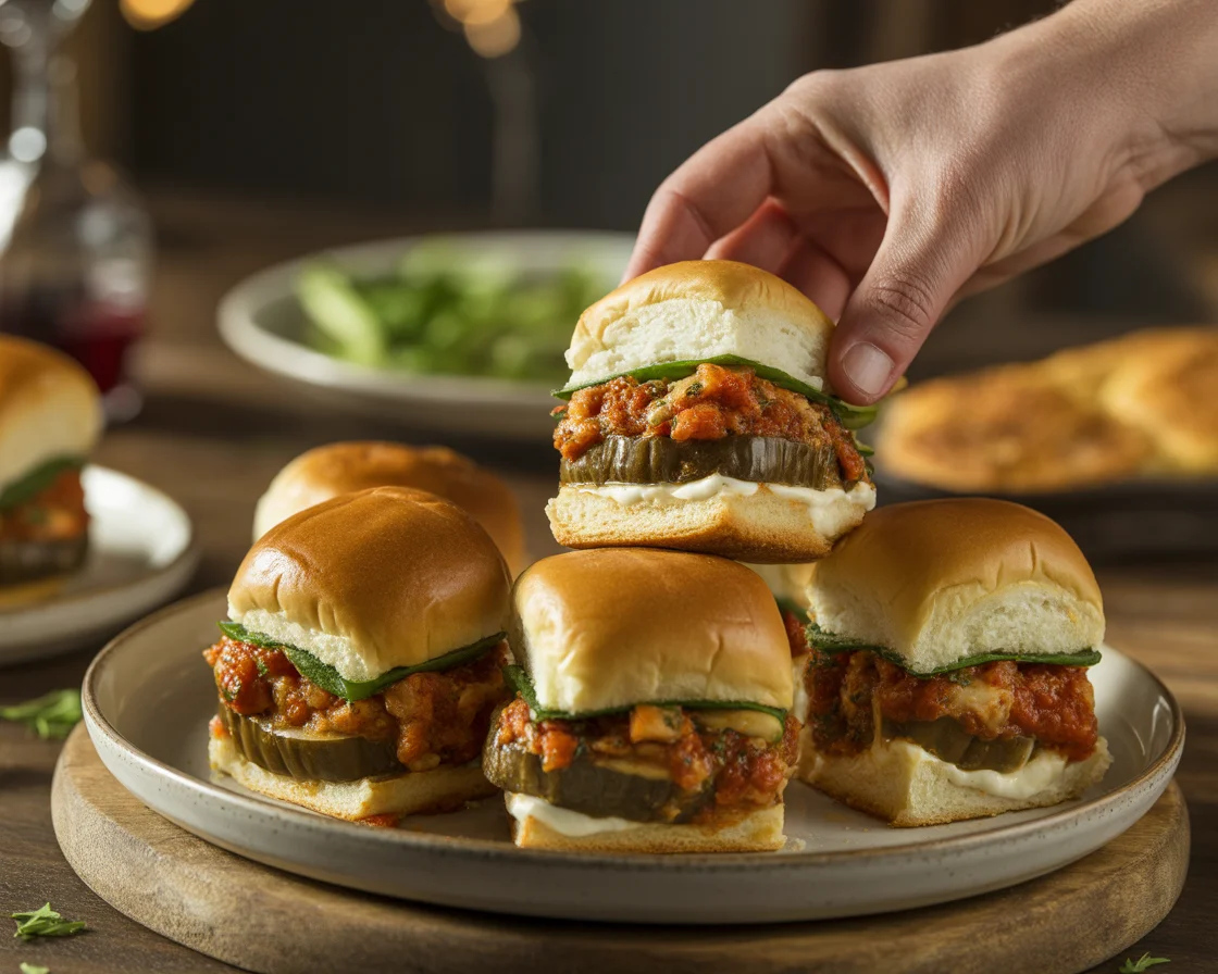 Eggplant Parm Sliders