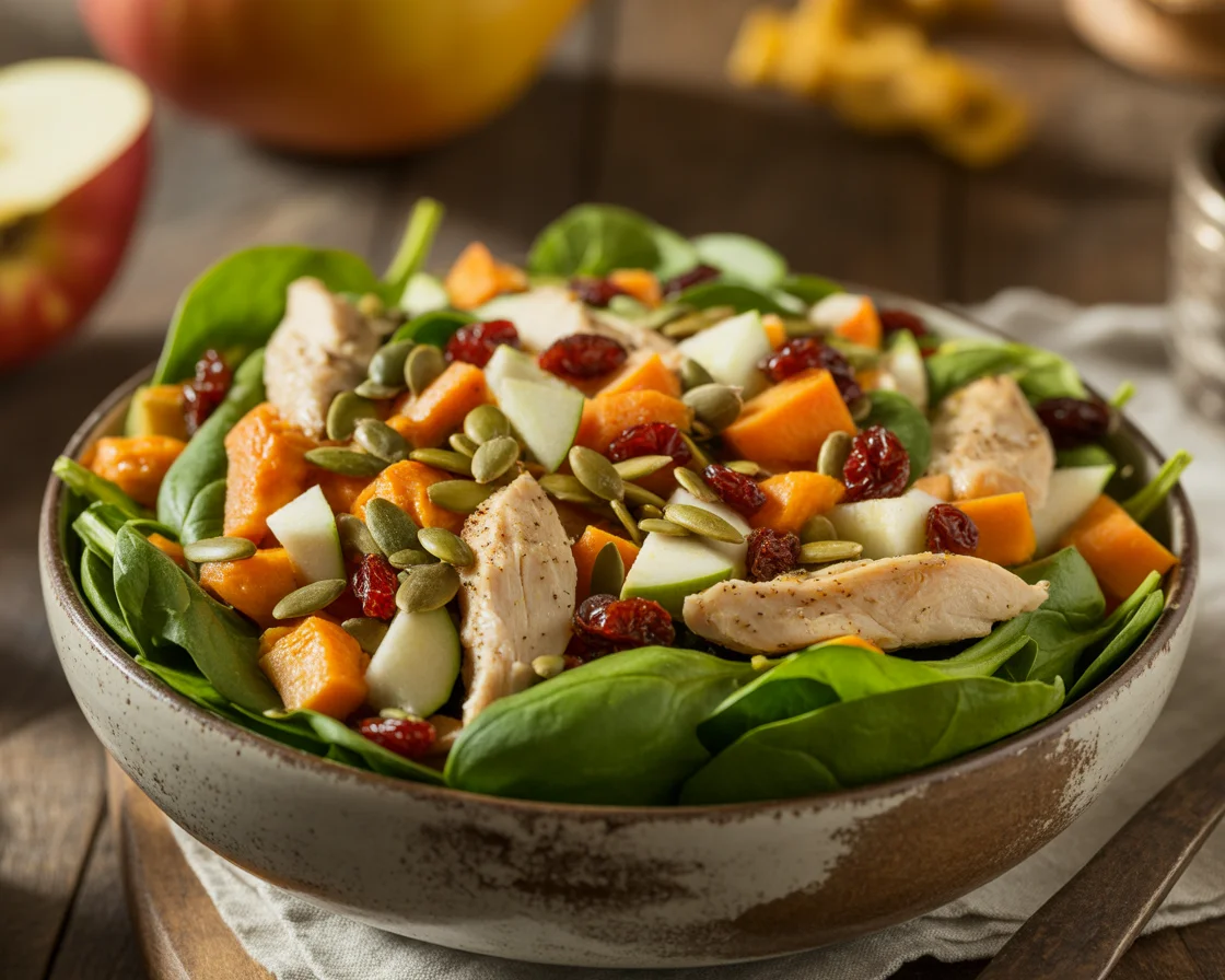 Delicious Chopped Fall Harvest Salad for Cozy Gatherings