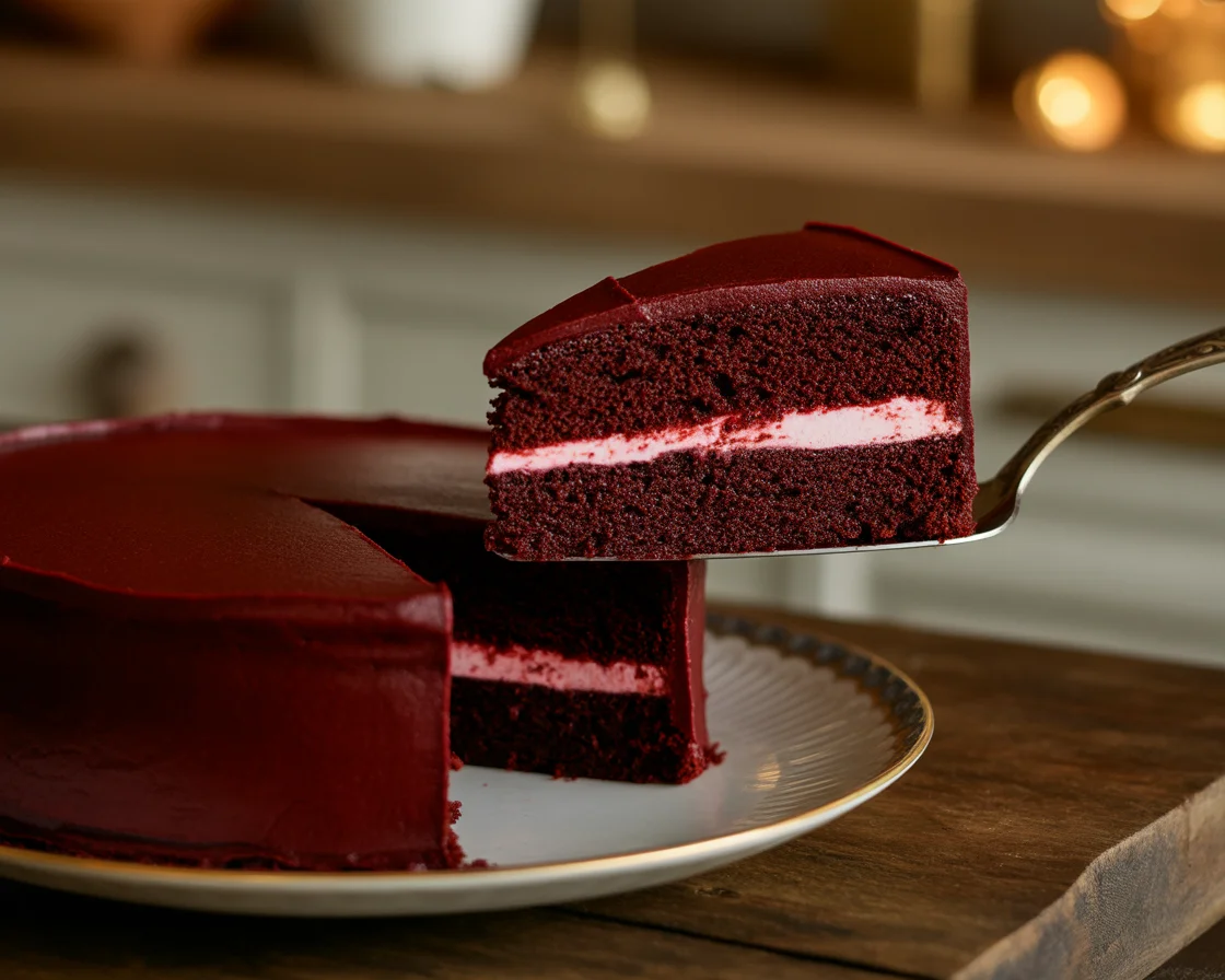 Delight in a Spooky Black Velvet Halloween Cake This Fall!