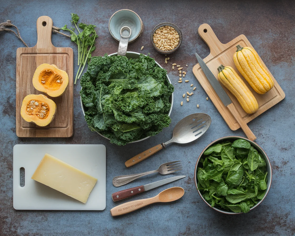 Autumn Caesar Salad with Delicata Squash Croutons