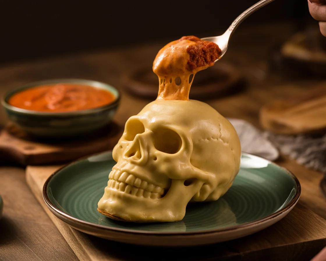 Cheesy Pizza Skulls