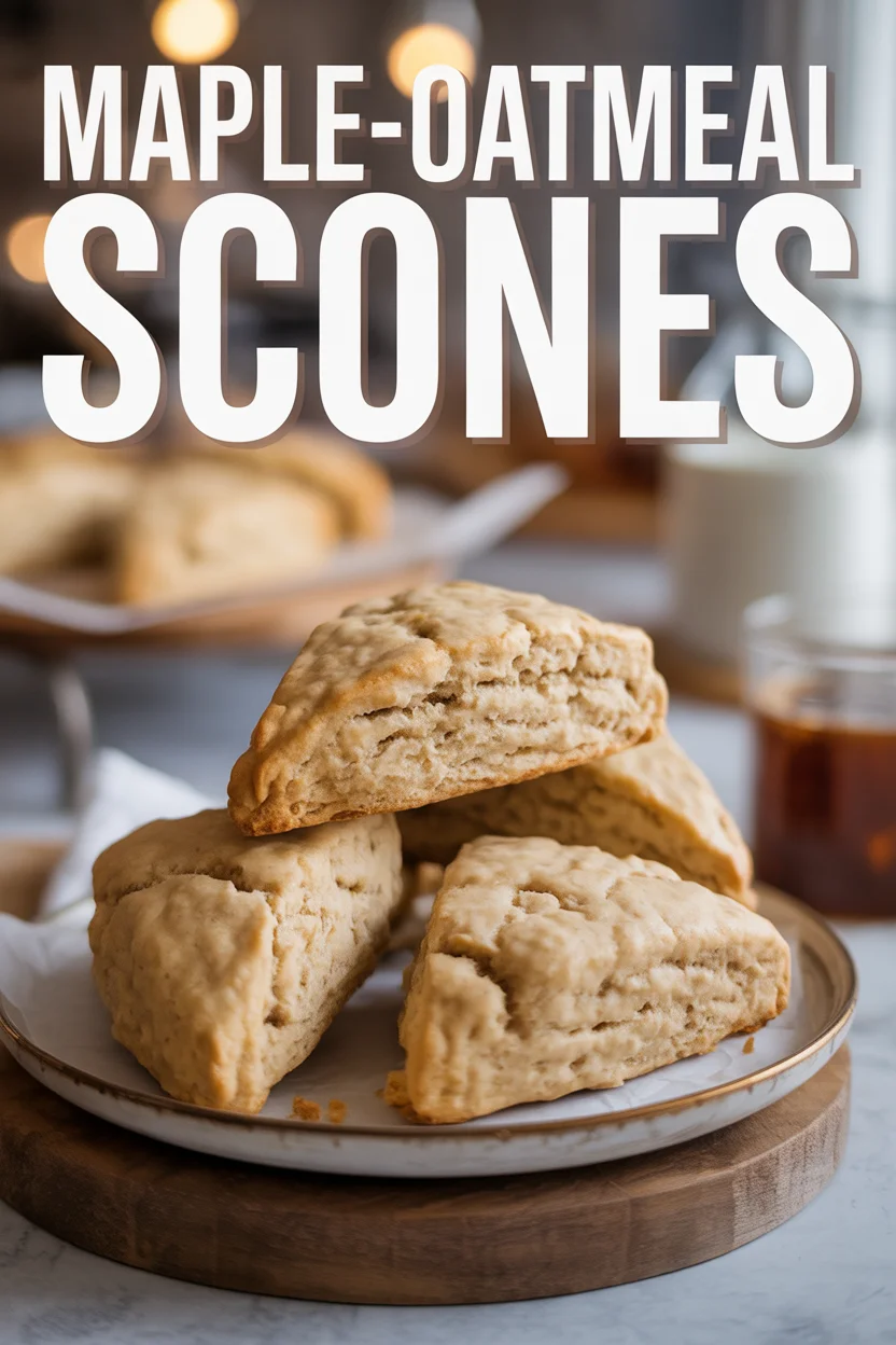 Maple-Oatmeal Scones