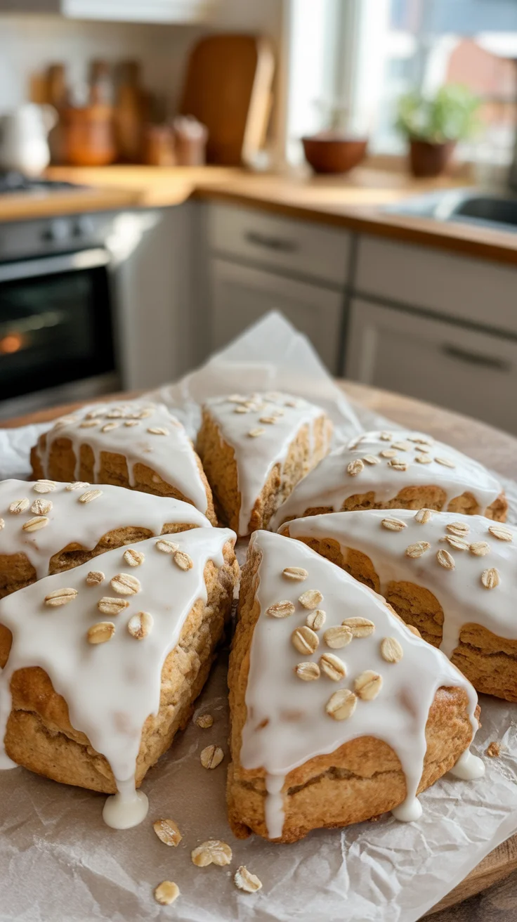 Maple-Oatmeal Scones