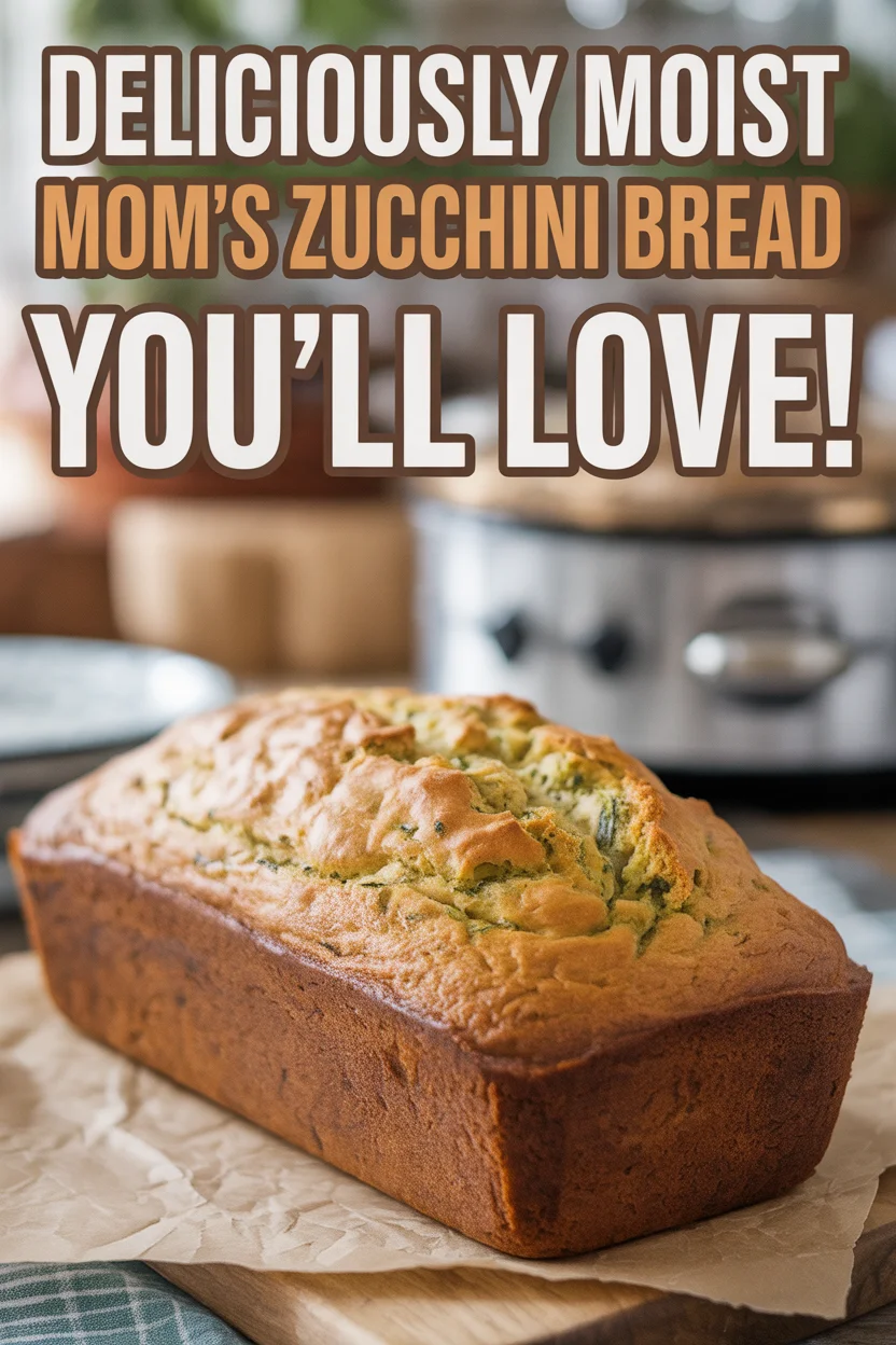 Deliciously Moist Mom's Zucchini Bread You'll Love!