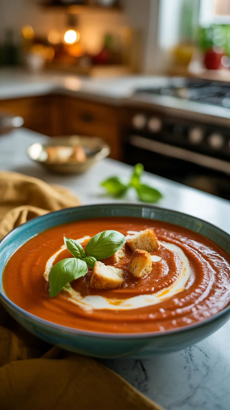 Homemade Roasted Tomato Soup