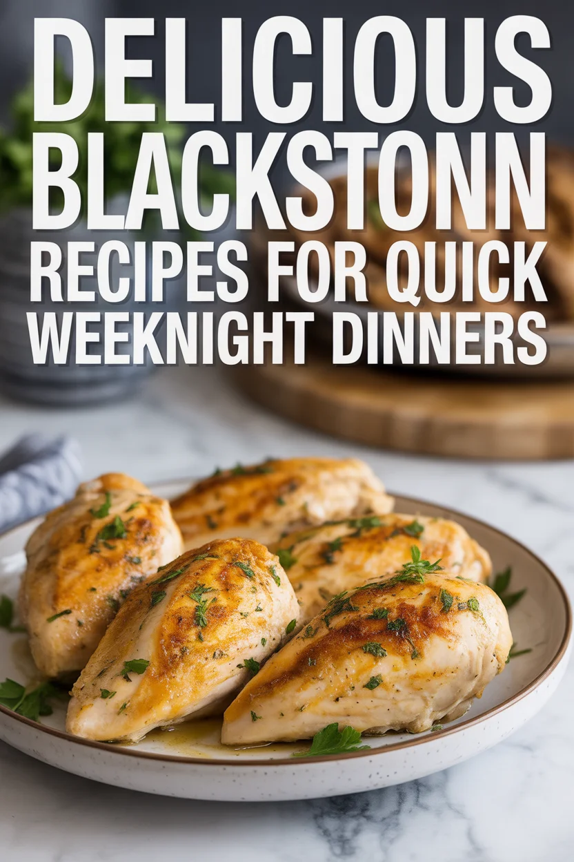 blackstone chicken recipes