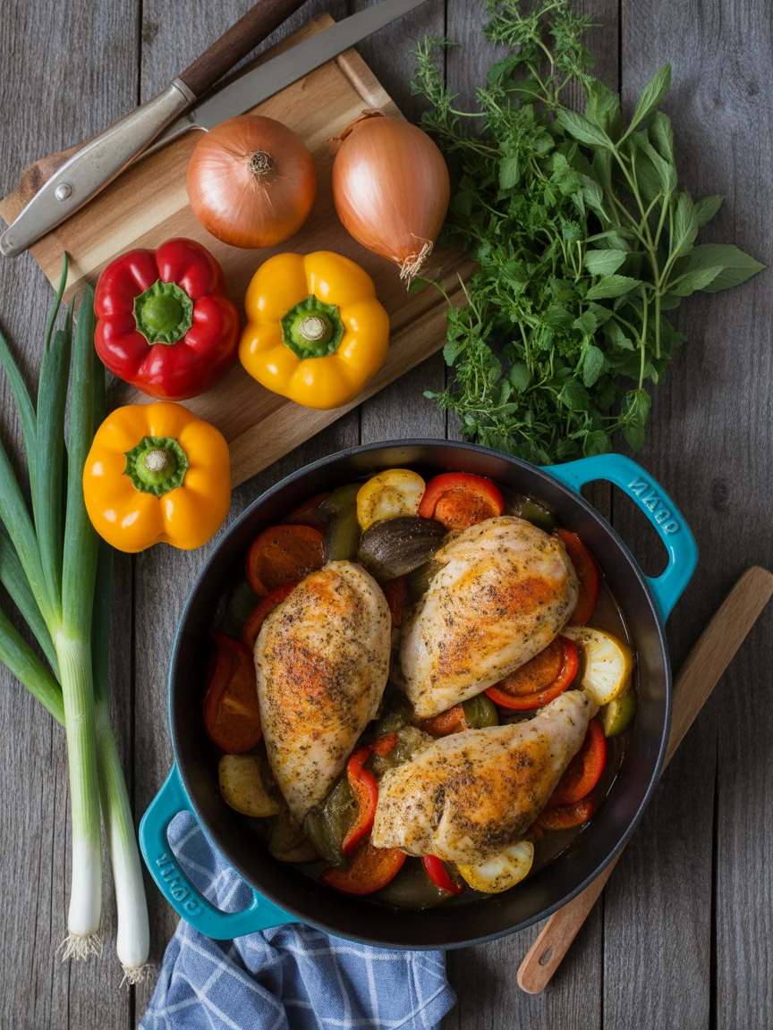 Ratatouille Baked Chicken