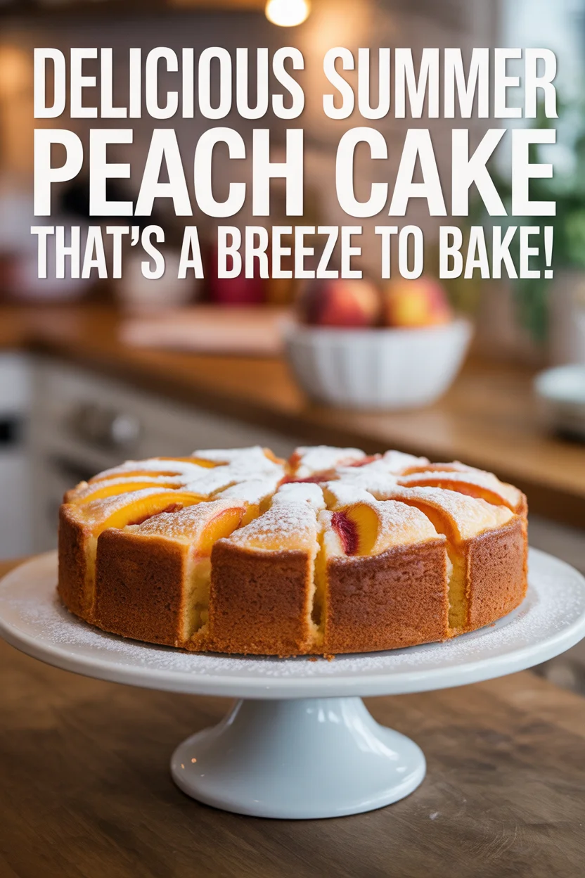 Summer Peach Cake
