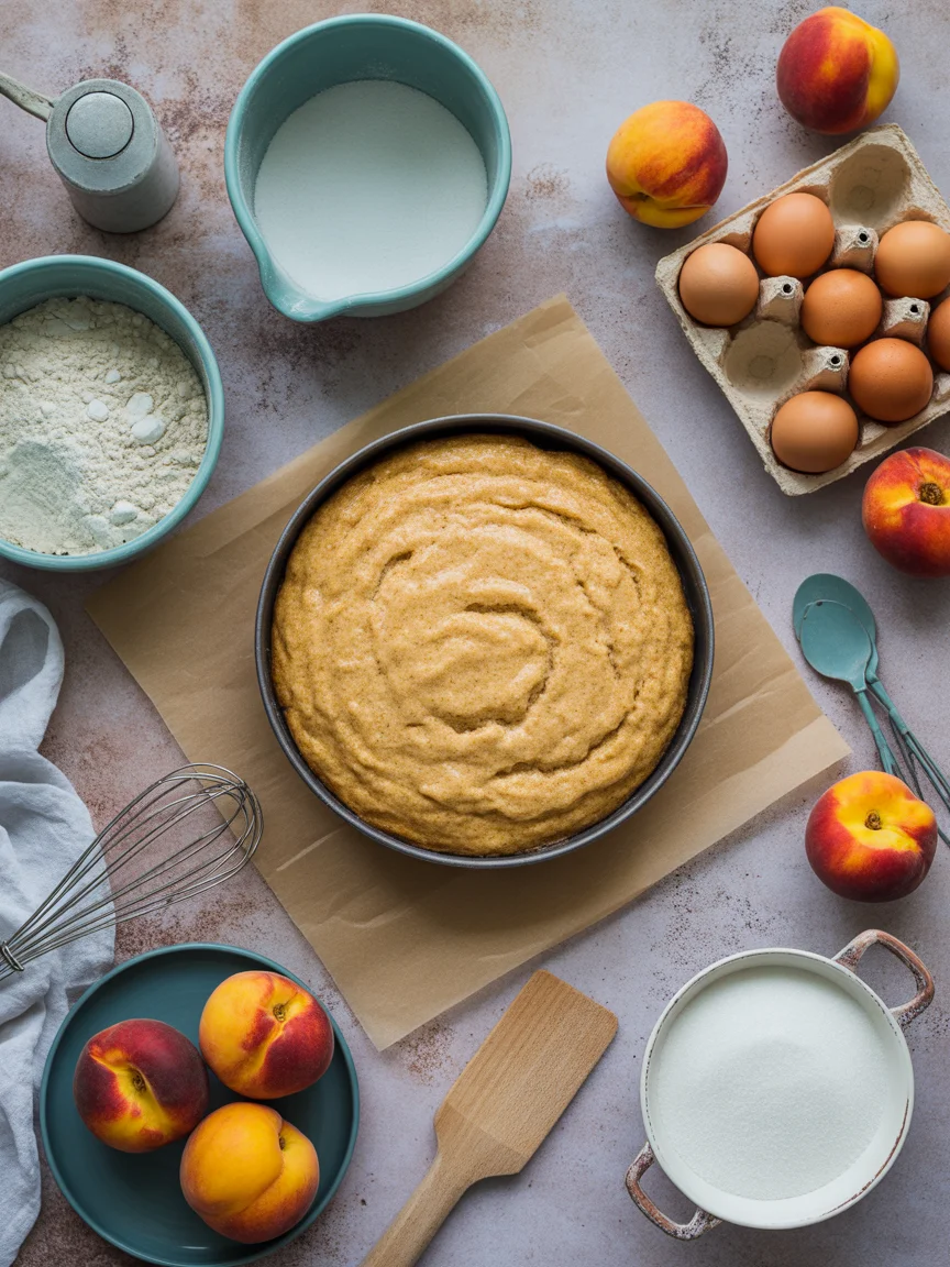 Delicious Summer Peach Cake That's a Breeze to Bake!