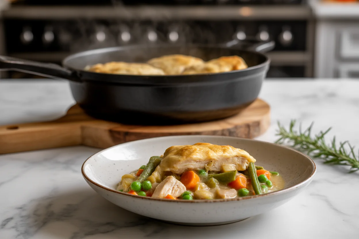 One Pot Chicken Pot Pie