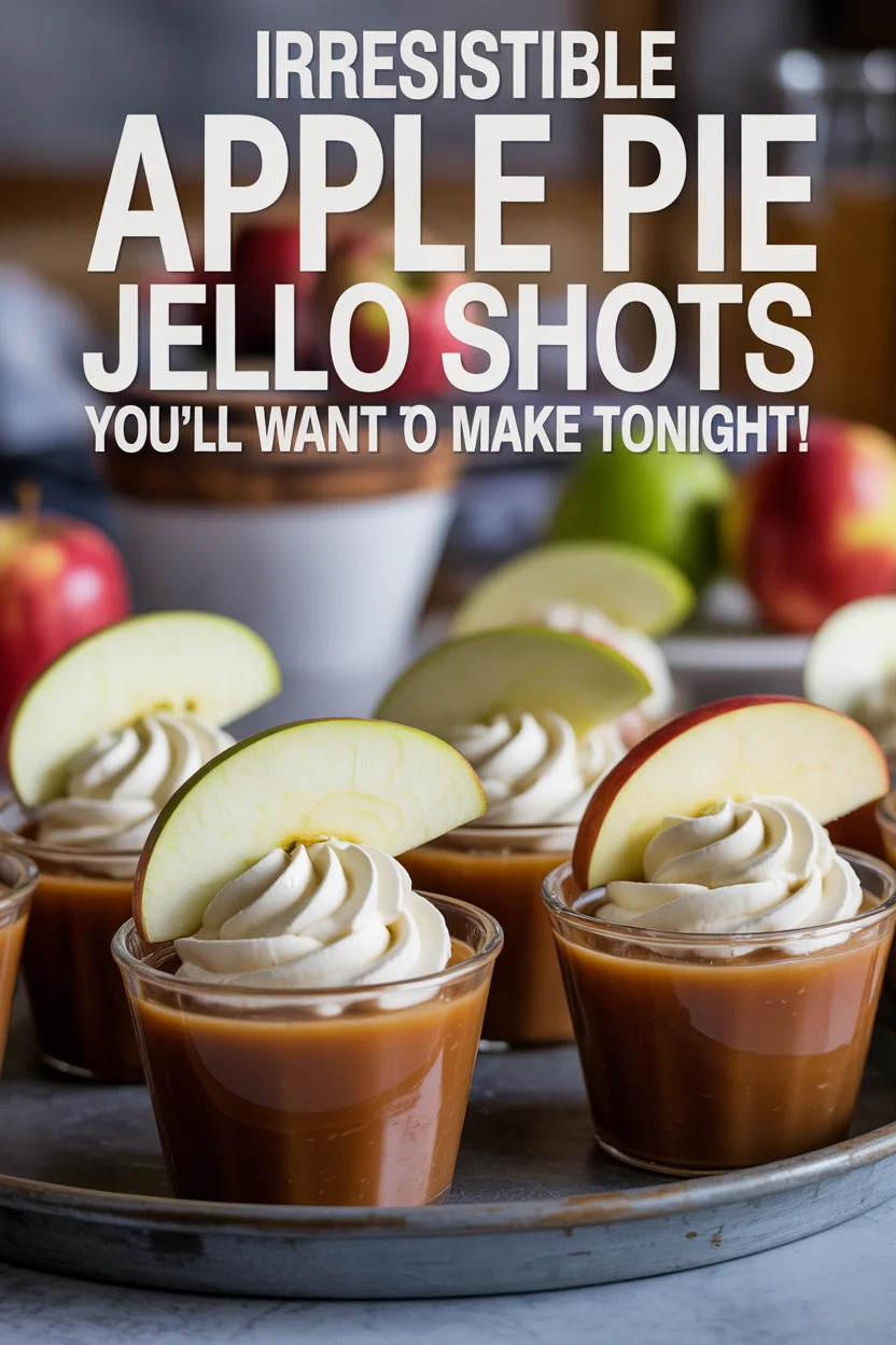 Apple Pie Jello Shots