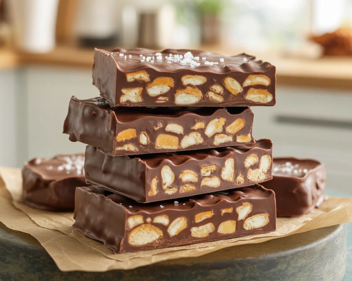 Treat Yourself to Delicious Salted Caramel Pretzel Bark