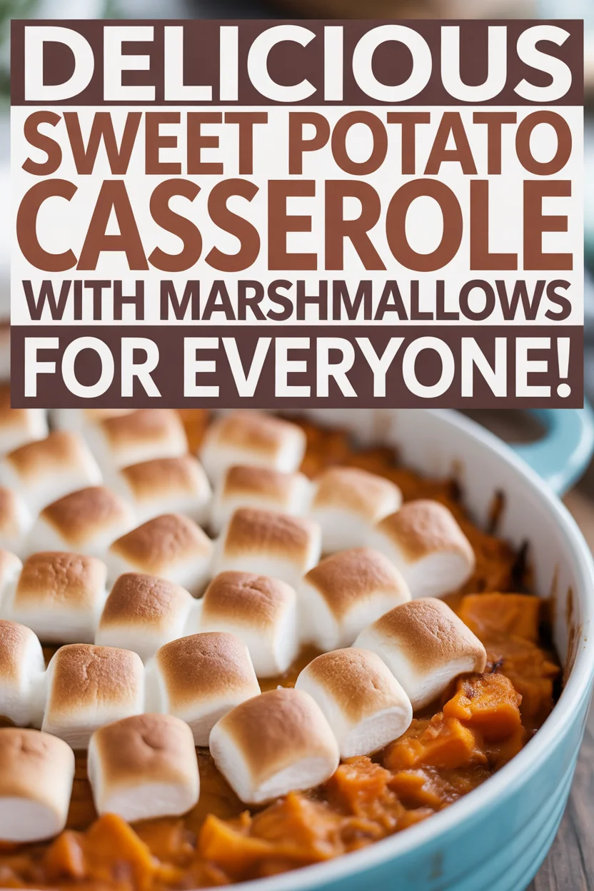 Sweet Potato Casserole with Marshmallows