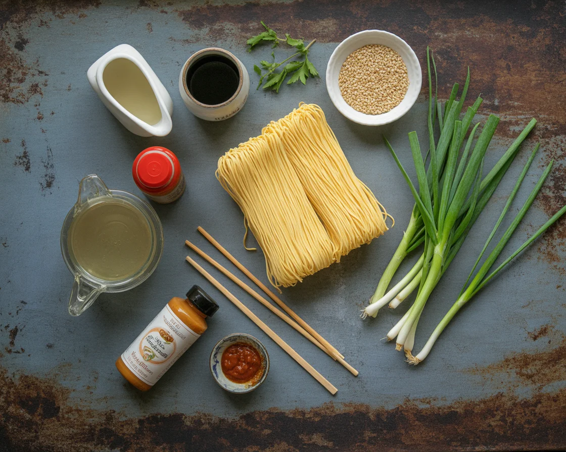 Quick & Tasty 10 Minute Sesame Garlic Ramen Noodles Recipe