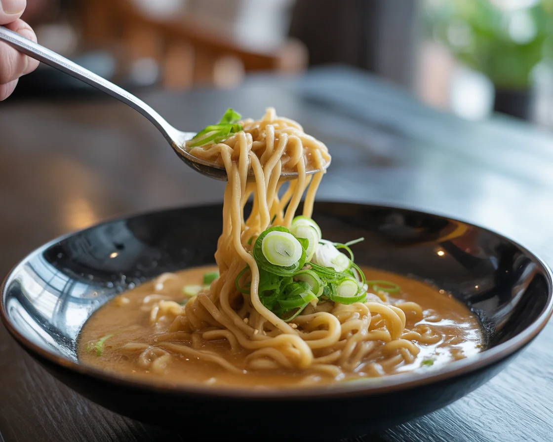 10 Minute Sesame Garlic Ramen Noodles