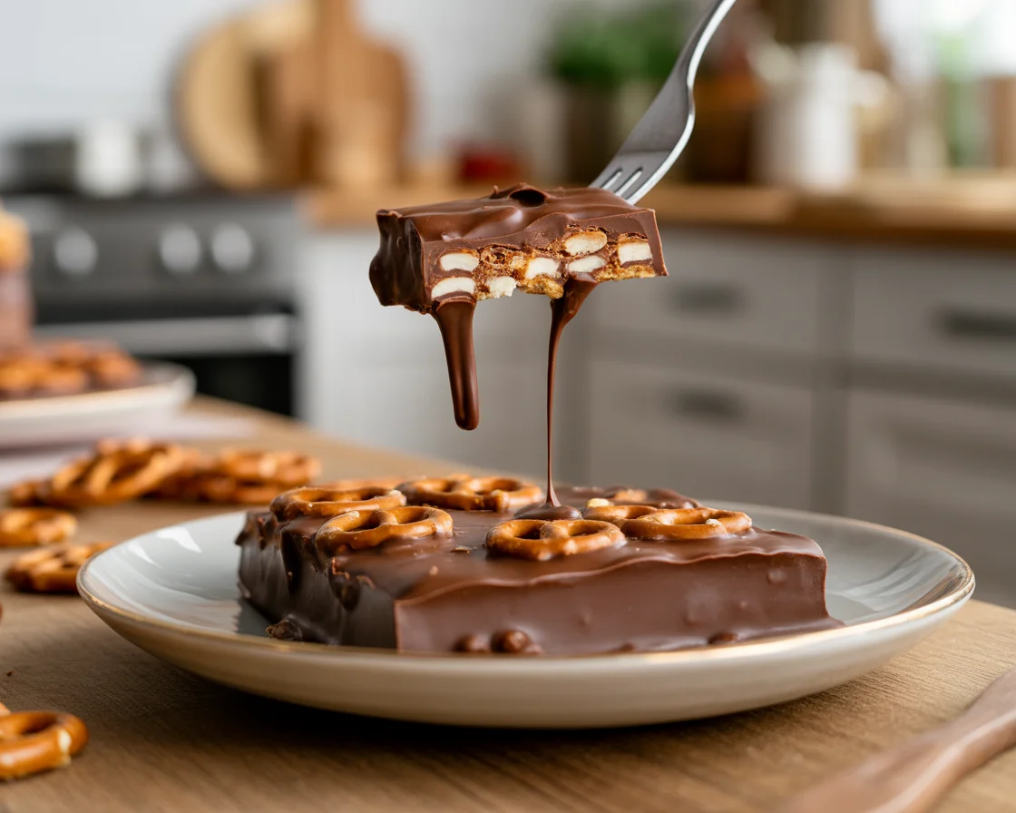 Treat Yourself to Delicious Salted Caramel Pretzel Bark