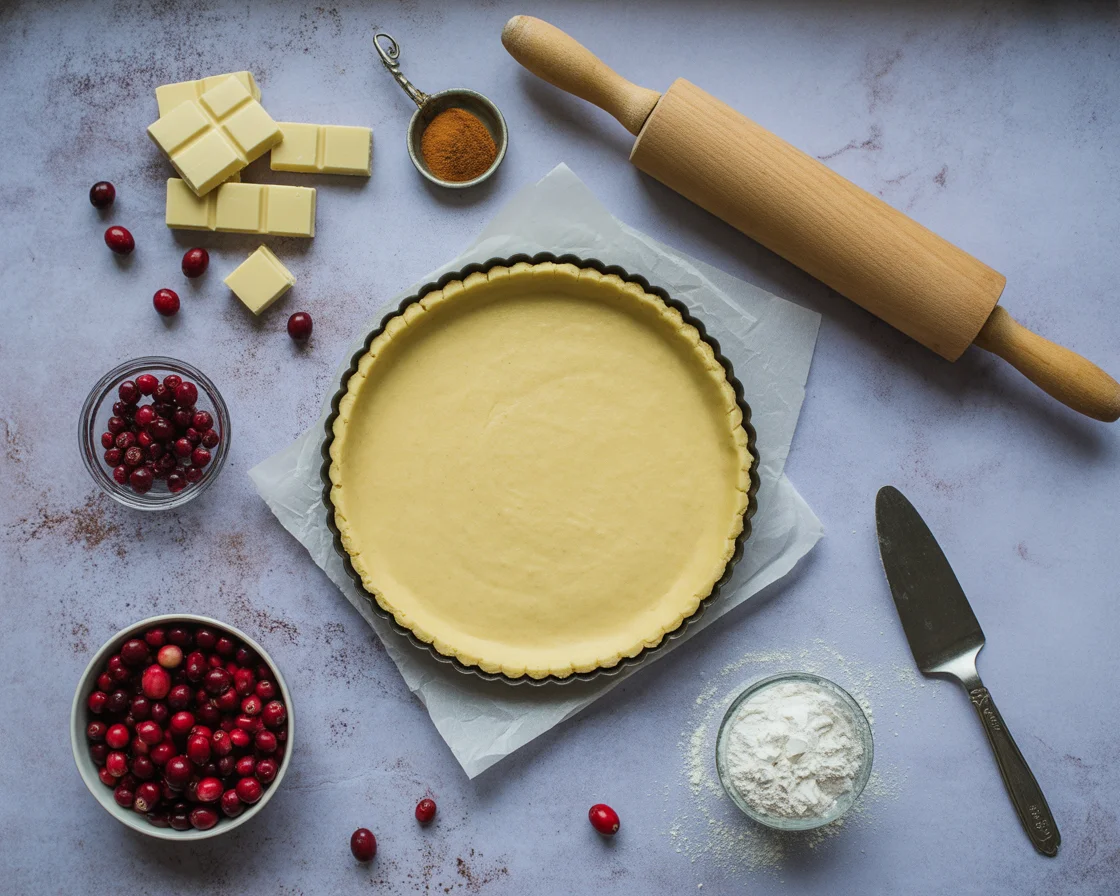 Savor the Season with a Delicious White Chocolate Cranberry Tart