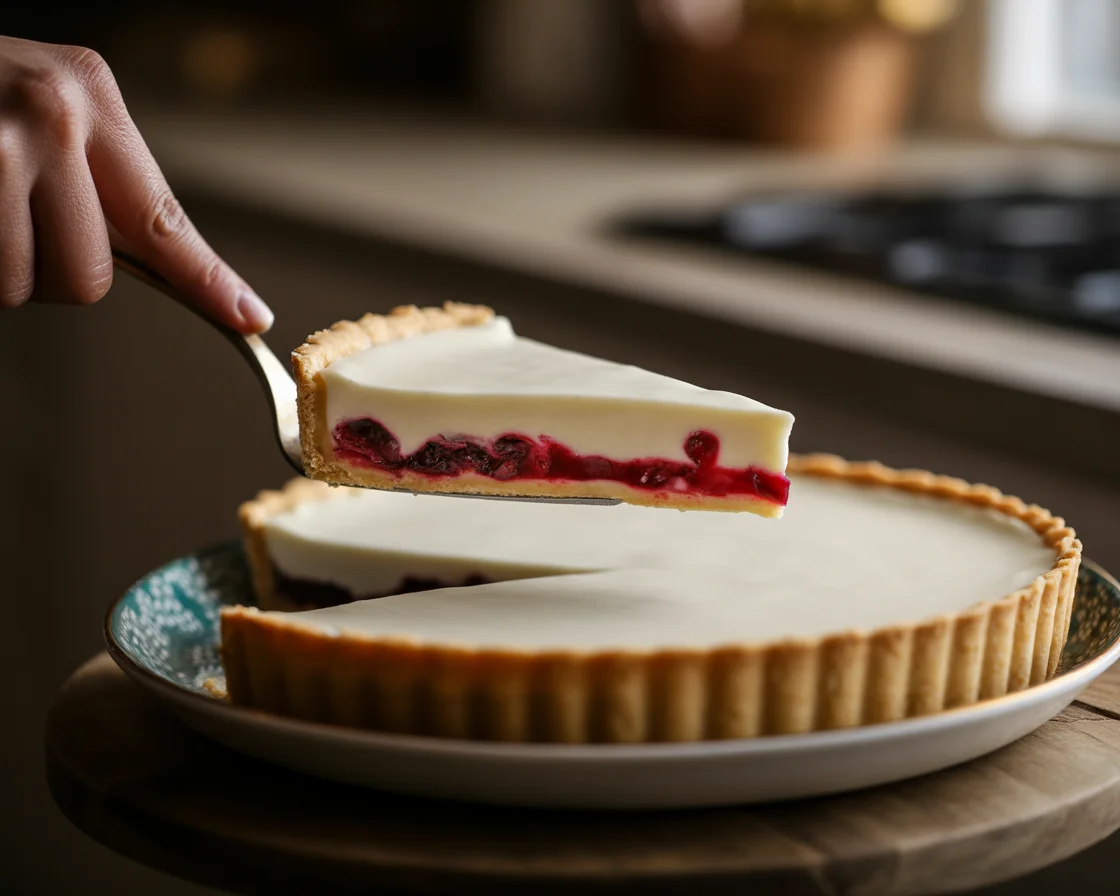 White Chocolate Cranberry Tart - Delight Fuel