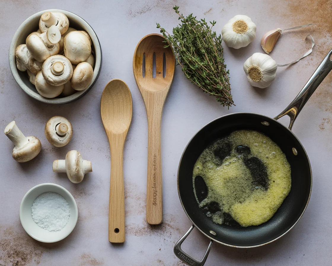 Savor Every Bite of Roasted Mushrooms in a Browned Butter, Garlic and Thyme Sauce