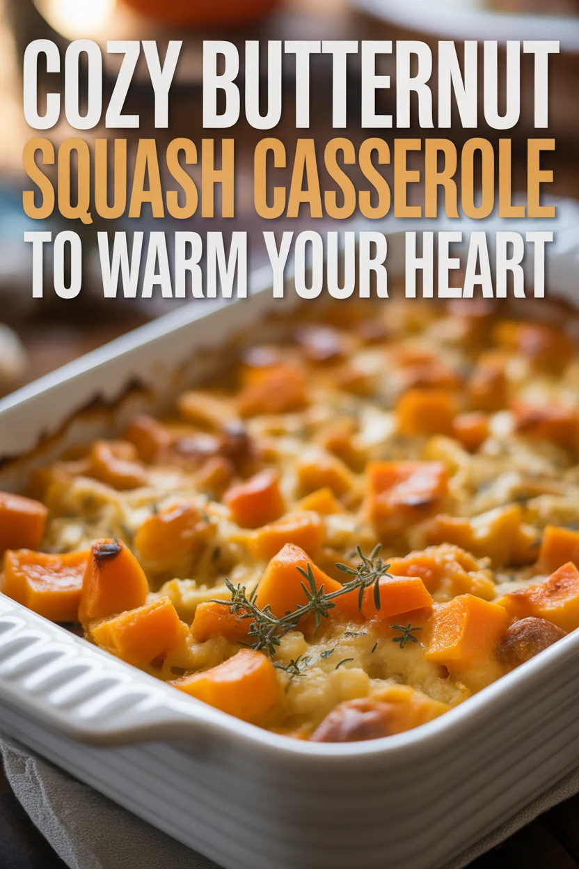 Cozy Butternut Squash Casserole to Warm Your Heart