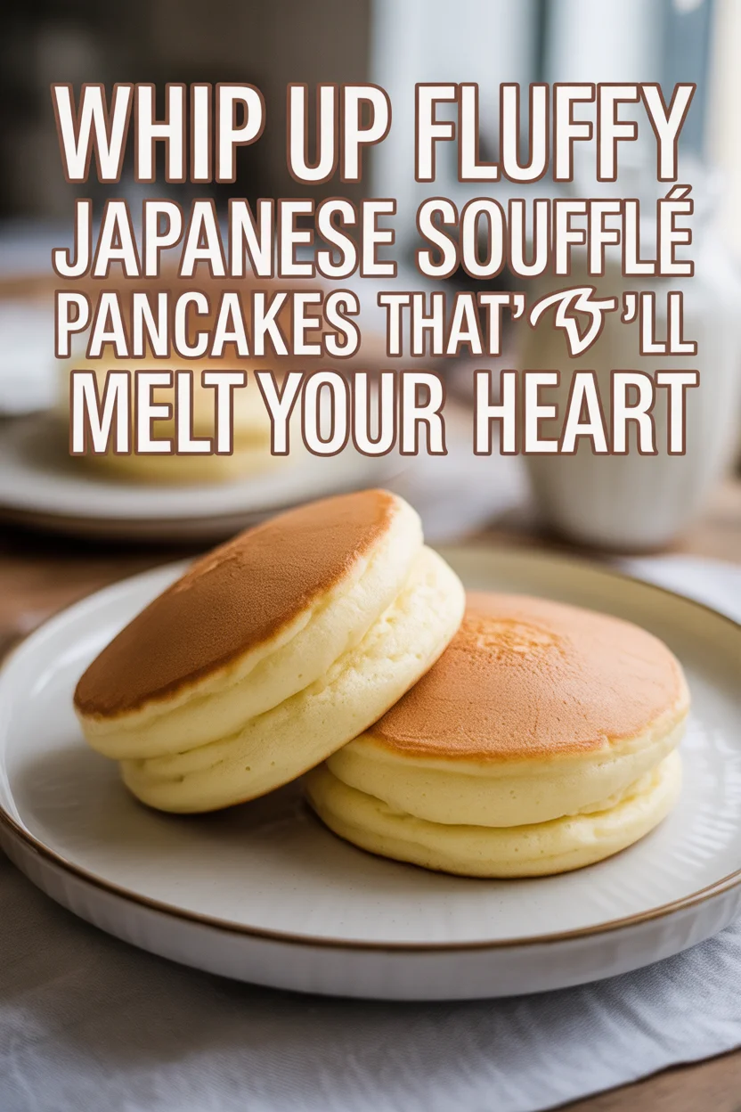 Whip Up Fluffy Japanese Soufflé Pancakes That’ll Melt Your Heart