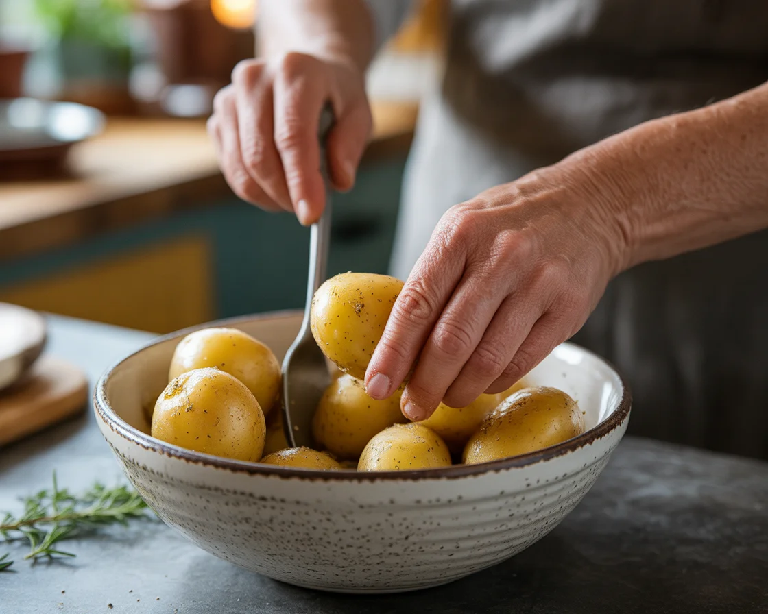 Savory Roasted Garlic Butter Parmesan Potatoes You'll Love