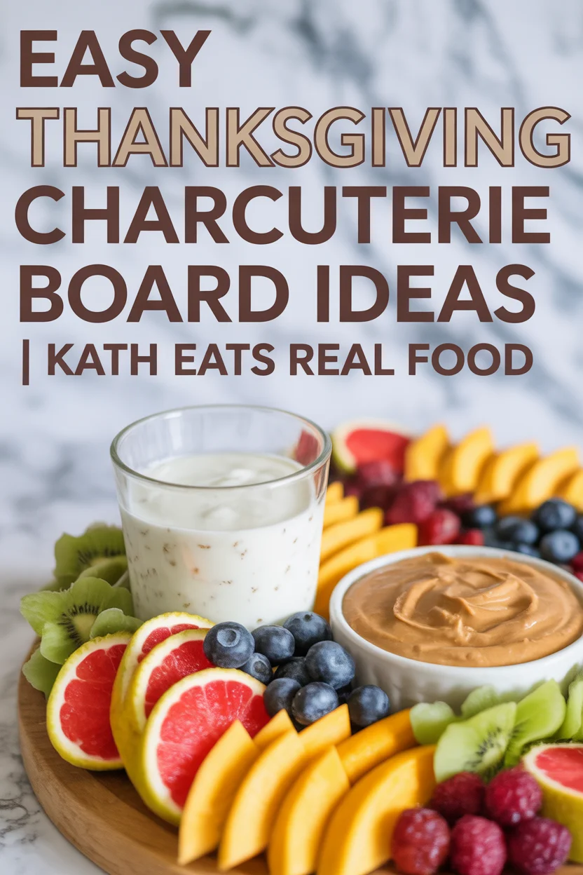 Thanksgiving Charcuterie Board - Kath Eats Real Food