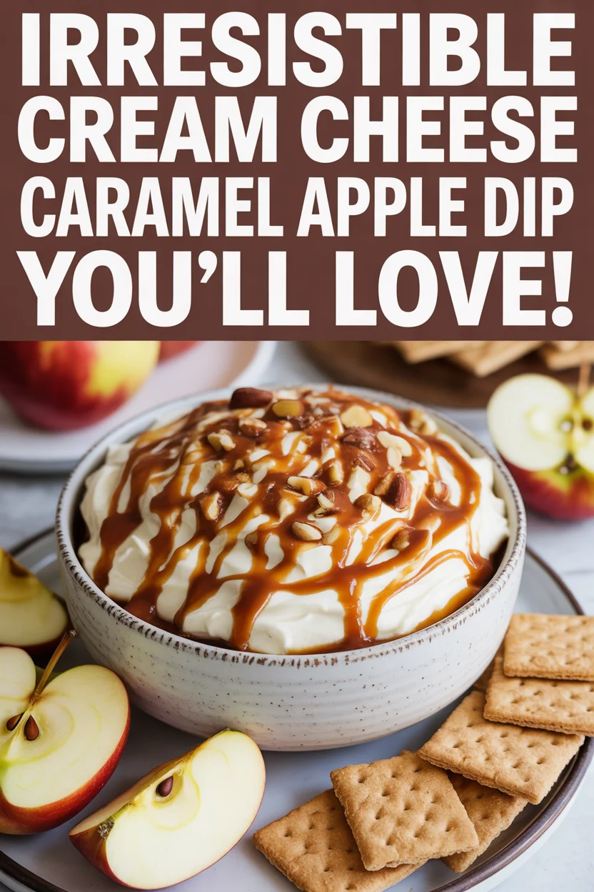 Irresistible Cream Cheese Caramel Apple Dip You’ll Love!