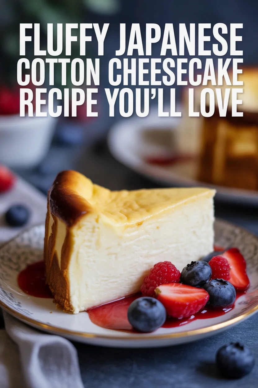 Japanese Cotton Cheesecake