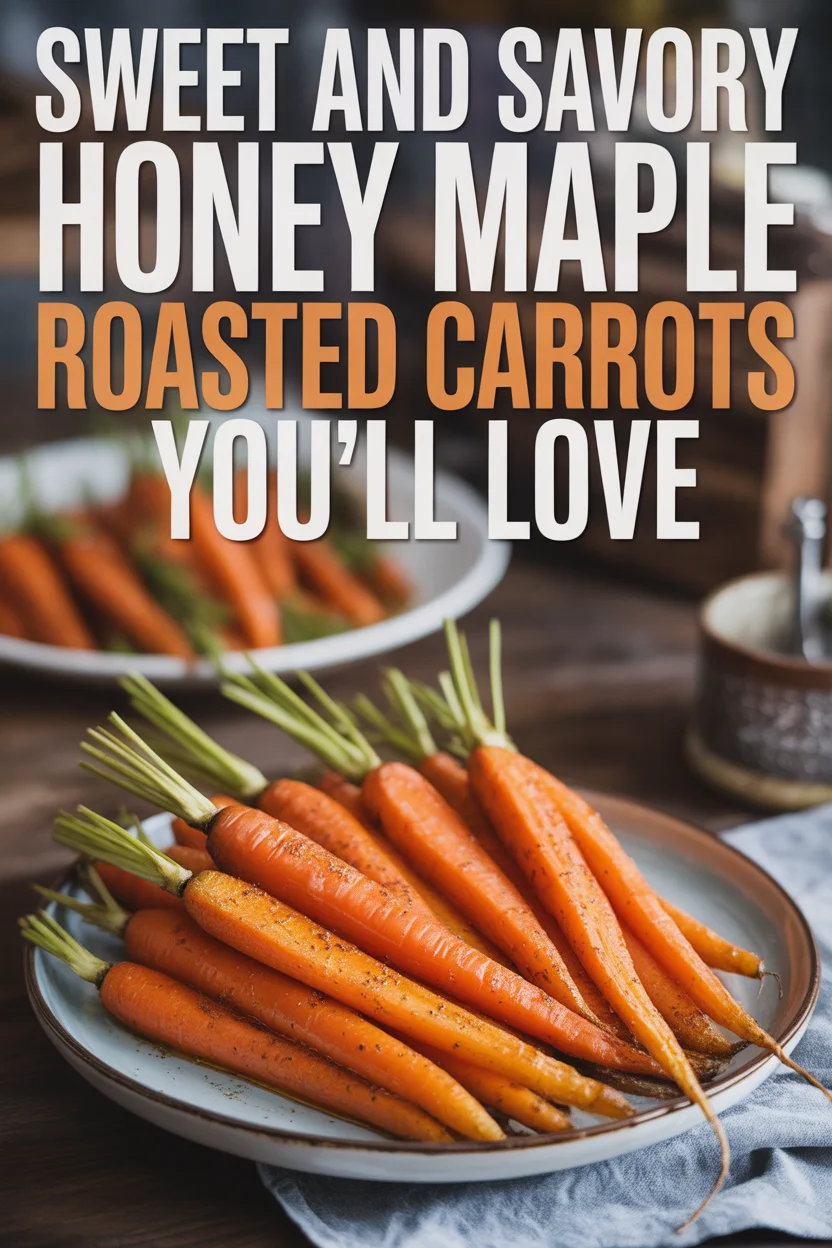 Sweet and Savory Honey Maple Roasted Carrots You'll Love