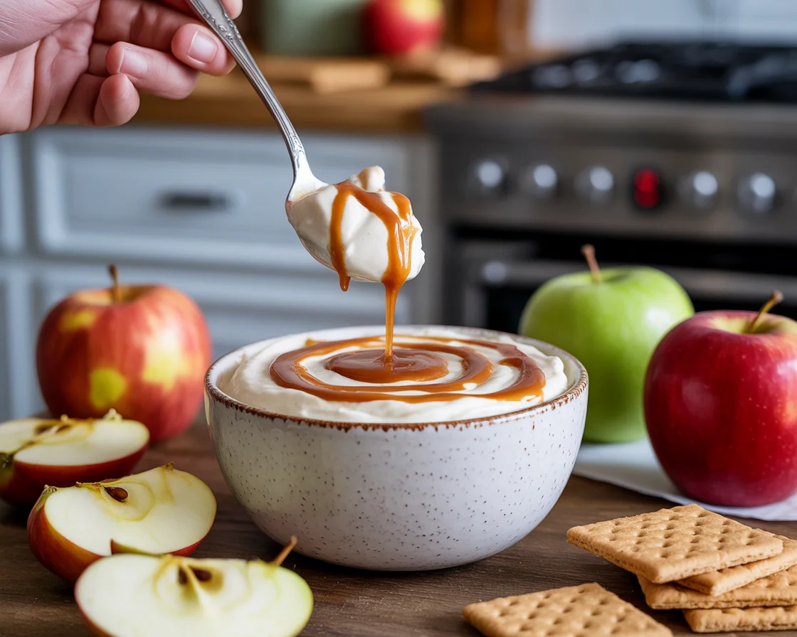 Cream Cheese Caramel Apple Dip