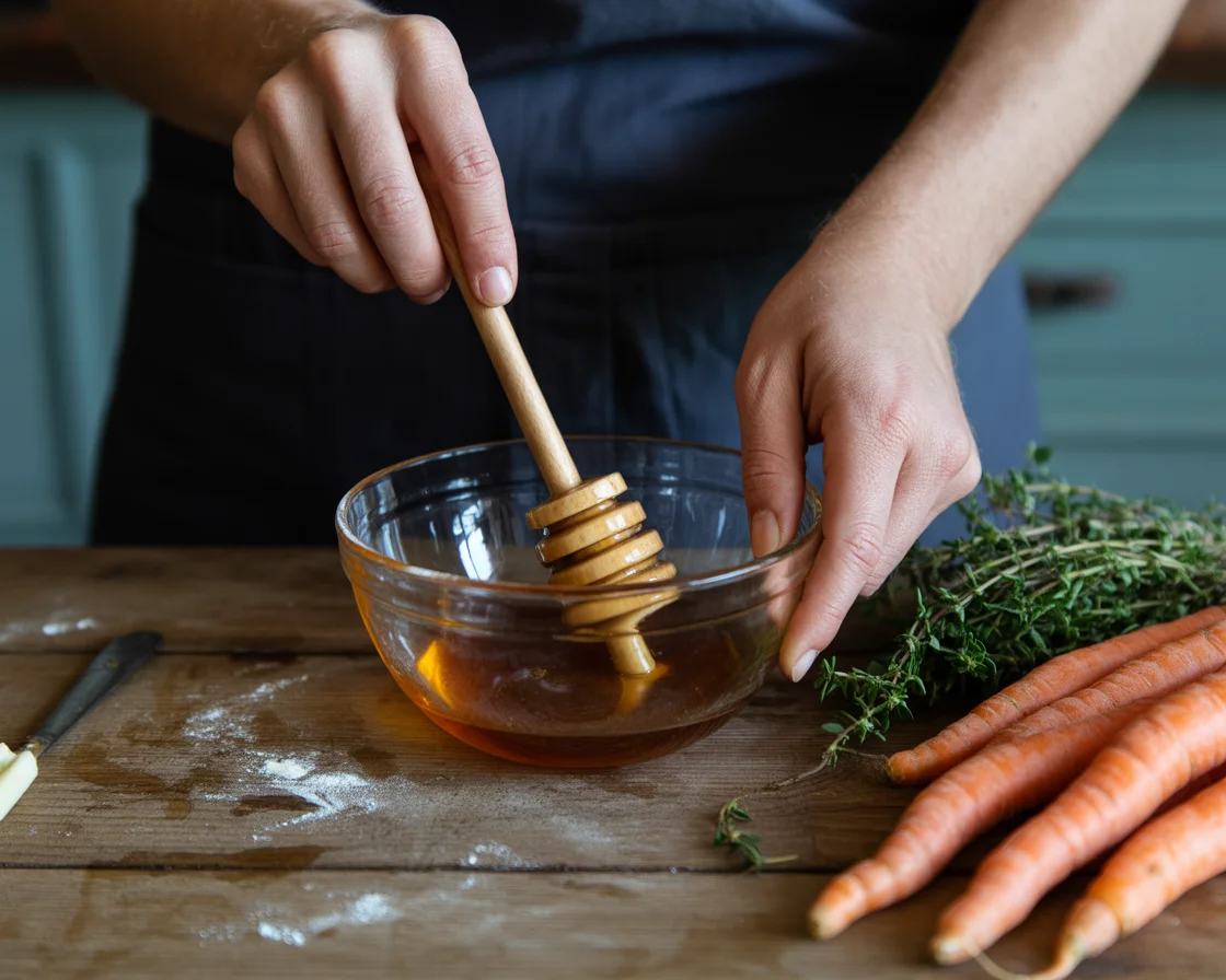 Honey Maple Roasted Carrots