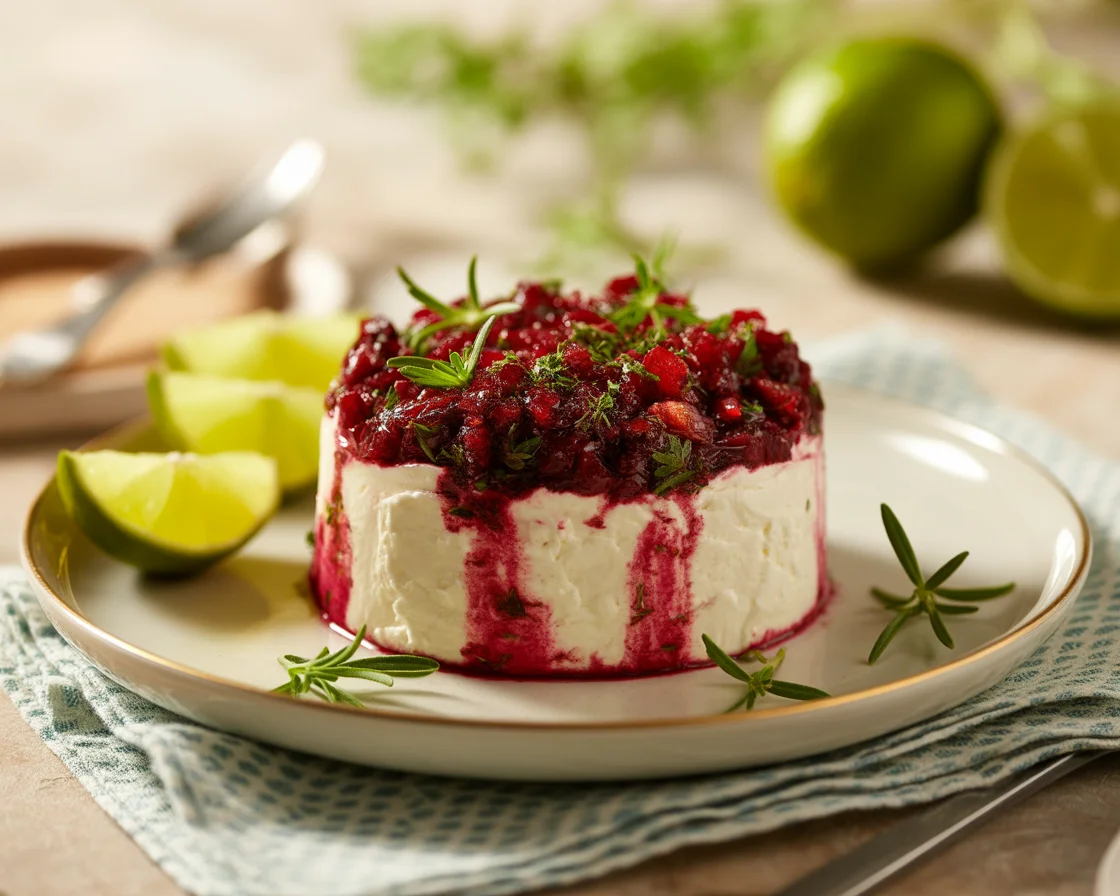 Thanksgiving Cranberry Dip Appetizer