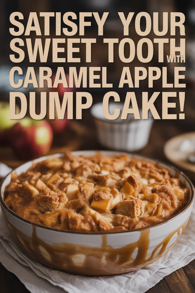 Satisfy Your Sweet Tooth with Caramel Apple Dump Cake!