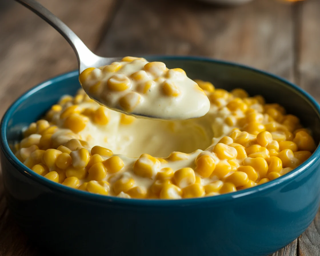 BEST Crockpot Creamed Corn