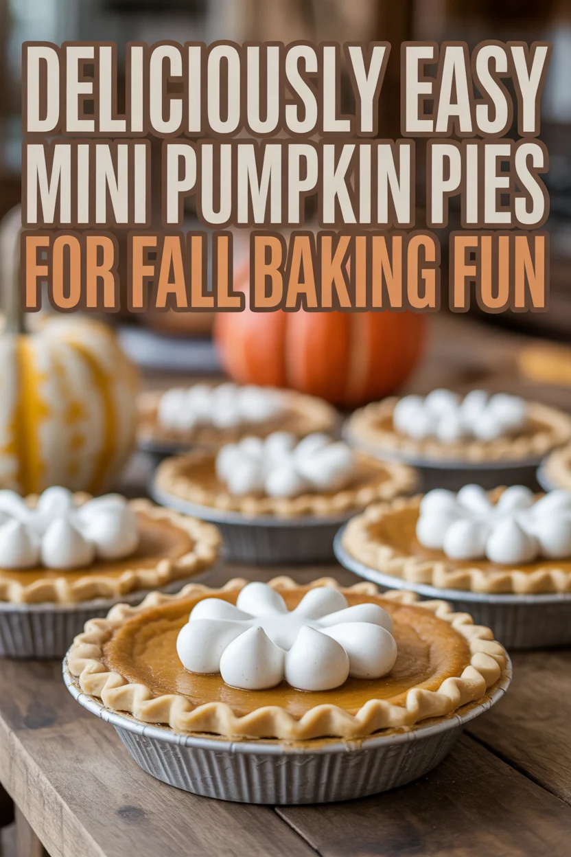Mini Pumpkin Pies