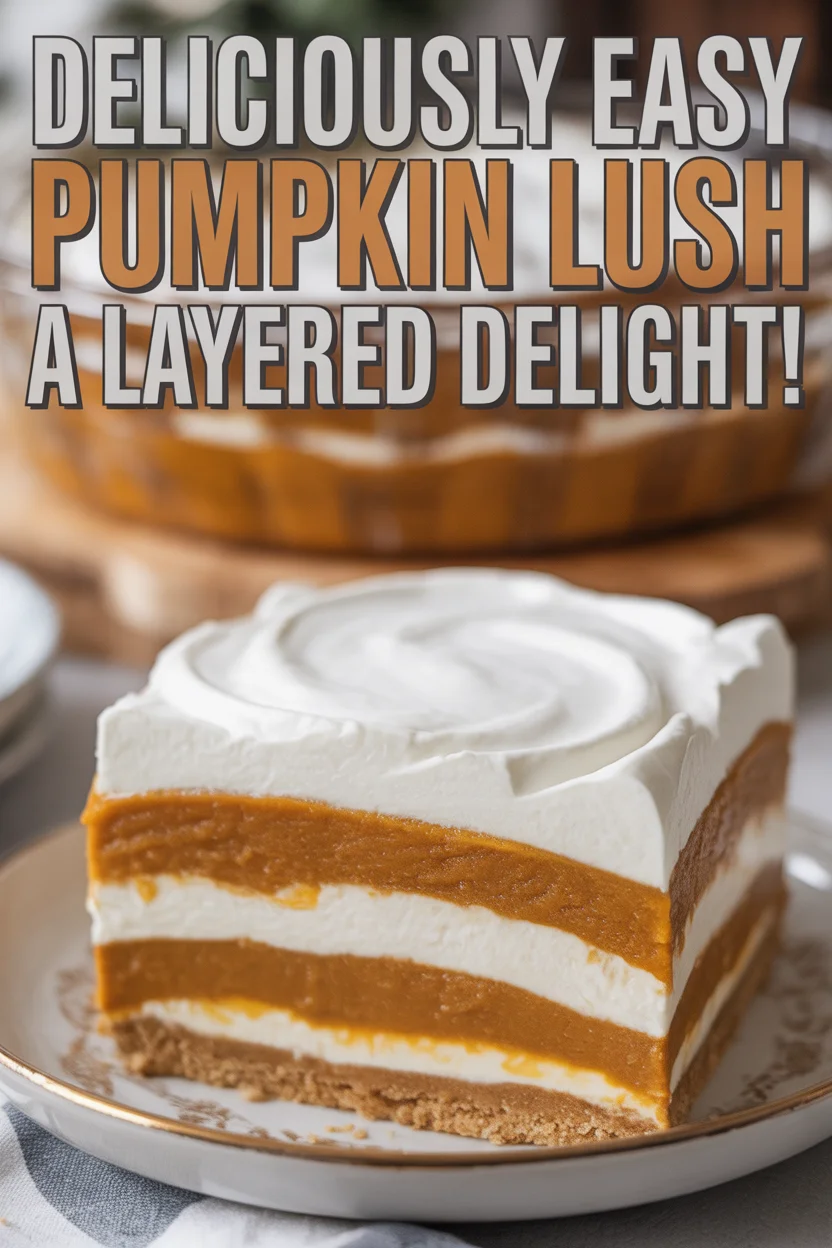 Deliciously Easy Pumpkin Lush - A Layered Delight!