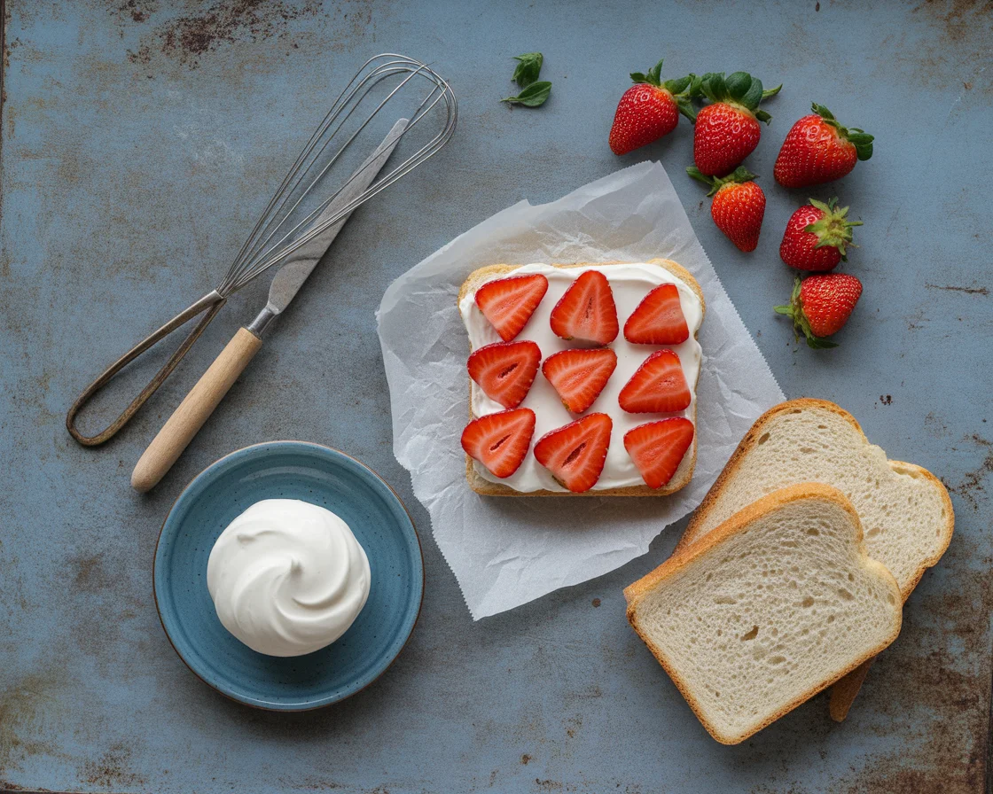 4-ingredient Strawberry Sando
