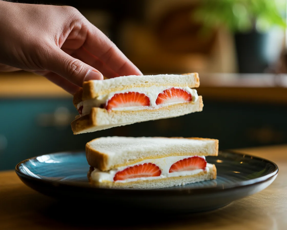 Quick & Easy 4-ingredient Strawberry Sando Recipe to Try Today
