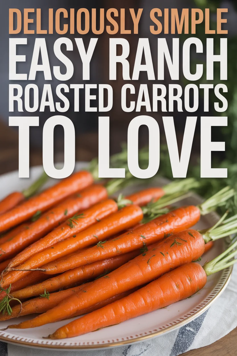 Deliciously Simple Easy Ranch Roasted Carrots to Love